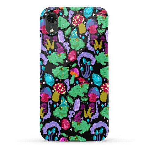 Magical Mushroom Frogs Pattern Phone Case